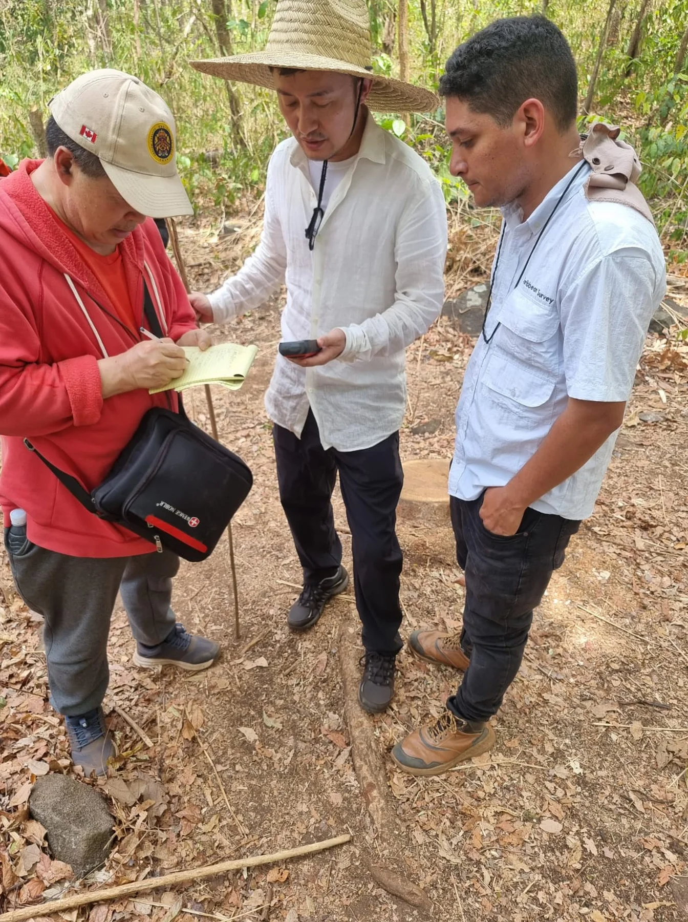 Equipo técnico en campo
